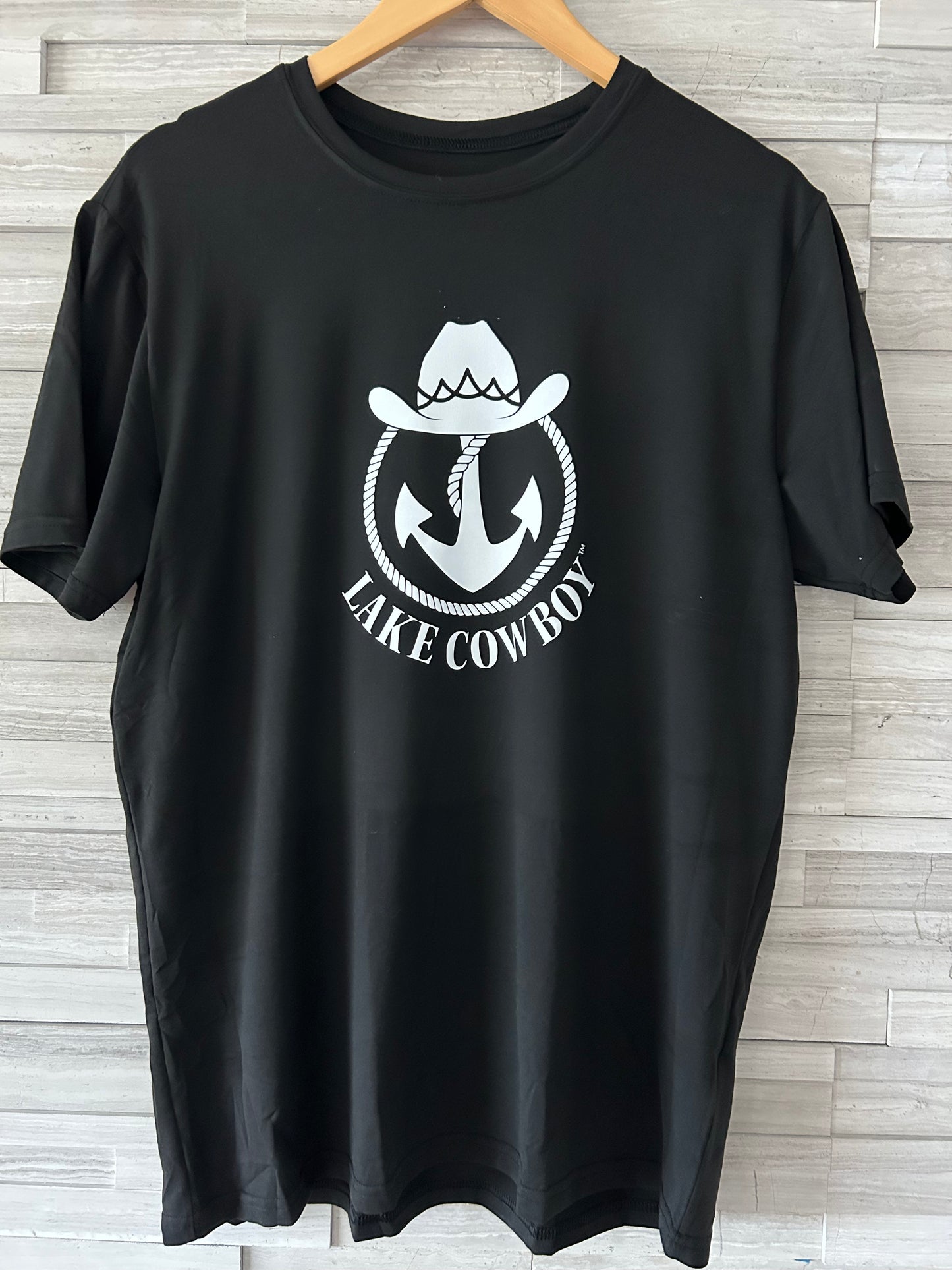 Men’s Quick Dry Crew Neck T-Shirt (Black)