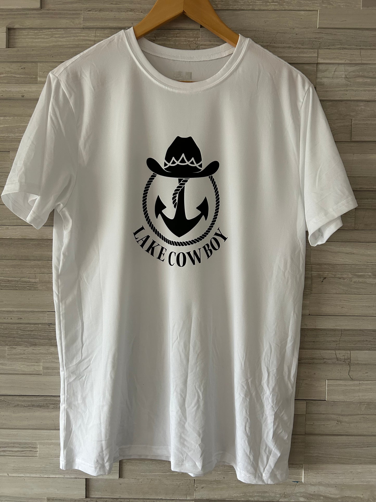 Men’s Quick Dry Crew Neck T-Shirt (White)