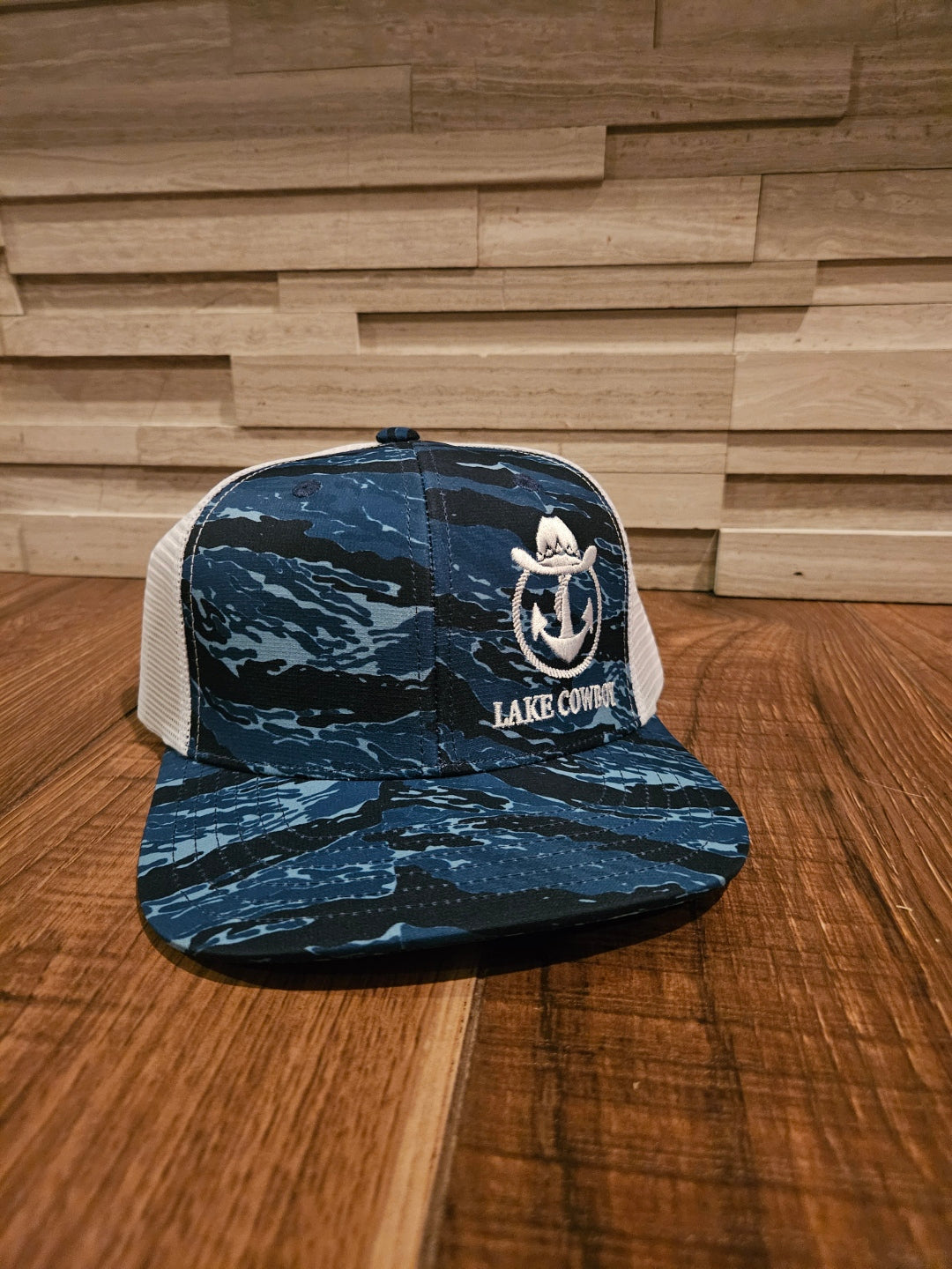 Lake Cowboy Water Camo Baseball Hat